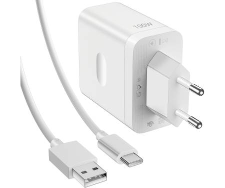 Сетевое зарядное устройство OPPO Supervooc 100W USB to Type-C cable White (VCBAOBCH) (CN) 1