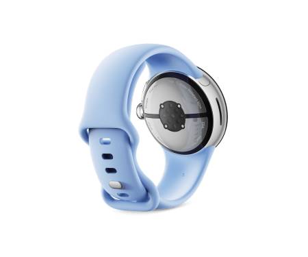 Смарт-годинник Google Pixel Watch 2 Polished Silver Aluminum Case / Bay Active Band (G4TSL) (Global) Б/В 3