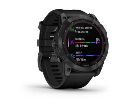 Смарт-часы Garmin Fenix 7X Solar Slate Gray with Black Band БУ /  grade 3