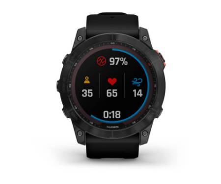 Смарт-часы Garmin Fenix 7X Solar Slate Gray with Black Band БУ /  grade 6