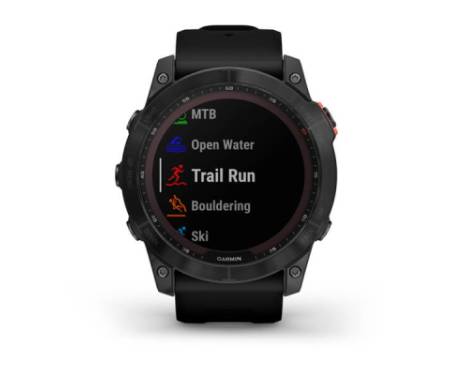 Смарт-часы Garmin Fenix 7X Solar Slate Gray with Black Band БУ /  grade 7