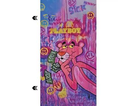 Гидрогелевая пленка Blade (P) back Graffiti Cartoon series Pink panther 1