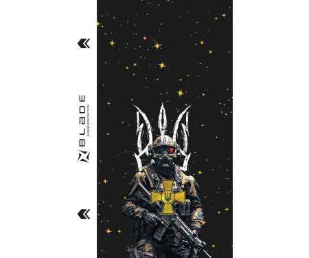 Гидрогелевая пленка Blade (P) back Army series Warrior 1