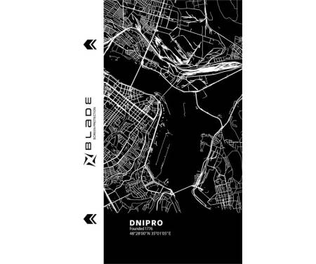 Гидрогелевая пленка Blade (P) back Cities of Ukraine series Dnipro 1