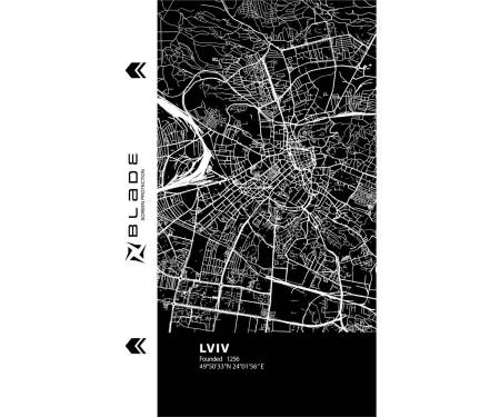 Гидрогелевая пленка Blade (P) back Cities of Ukraine series Lviv 1