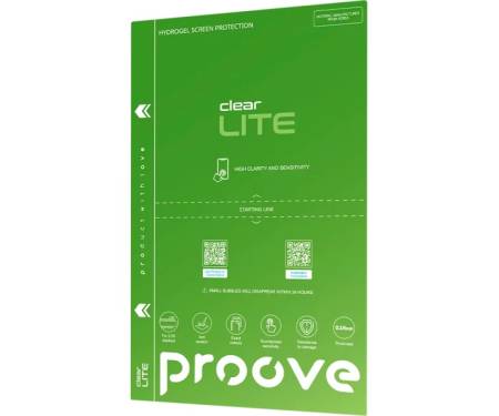Гидрогелевая пленка Proove Hydrogel Screen Protection LITE Clear (GGLT11400150) 1