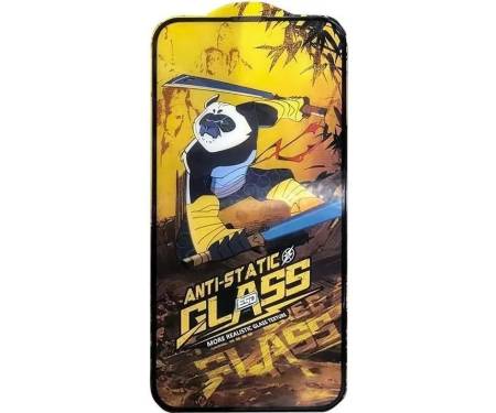 Защитное стекло для iPhone 13 Pro Max/14 Plus 5D Anti-static Panda (тех.пак) 6,7" Black 1