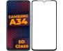 Защитное стекло 5D Samsung Galaxy A34 5G Black 1