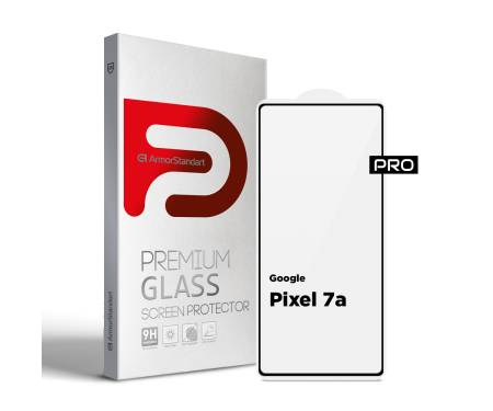 Защитное стекло ArmorStandart Pro для Google Pixel 7a Black (ARM70852) 1