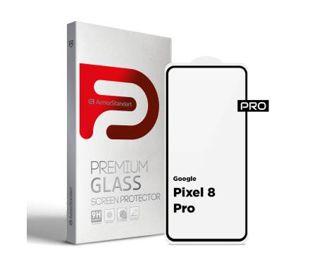 Защитное стекло ArmorStandart Pro для Google Pixel 8 Pro Black (ARM72908) 1