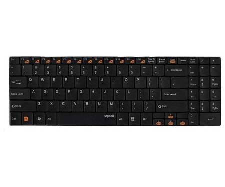 Клавиатура RAPOO Wireless Ultra-slim Keyboard E9070 (Black)