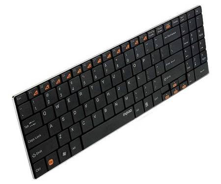 Клавиатура RAPOO Wireless Ultra-slim Keyboard E9070 (Black)