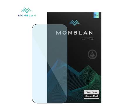 Защитное стекло Monblan для Google Pixel 8 2.5D Anti Static 0.26mm Black 1