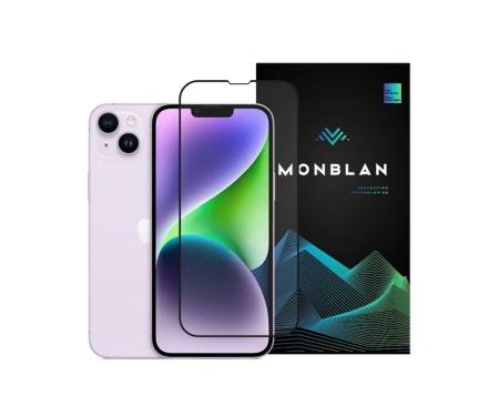 Захисне скло Monblan для iPhone 13 Pro Max/14 Plus 2.5D Anti Static 0.26mm Black 1