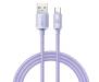 Кабель Baseus Crystal Shine Series Fast Charging Data Cable USB to Type-C 100W 1.2 м Purple (CAJY000405) 1