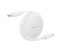 Кабель Baseus Free2Pull Mini Charging Cable USB-C to USB-C 60W 1m Moon white (P10364500211-01) 1