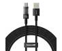 Кабель Baseus Gem Fast-Charging Data Cable USB to USB-C 100W 2m Cluster Black (P10373002111-01) 1