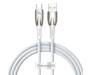 Кабель Baseus Glimmer Series Fast Charging USB-A to USB-C 100W 1m White (CADH000402) 1