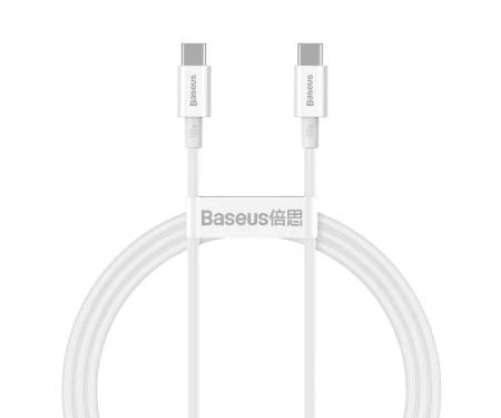 Кабель Baseus Superior Series Fast Charging Data Cable Type-C to Type-C 100W 1m White (CATYS-B02) 1