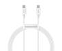 Кабель Baseus Superior Series Fast Charging Data Cable Type-C to Type-C 100W 1m White (CATYS-B02) 1