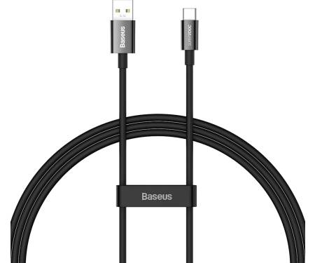 Кабель Baseus Superior Series SUPERVOOC Type-A to Type-C 65W 1m Black (CAYS000901) 1