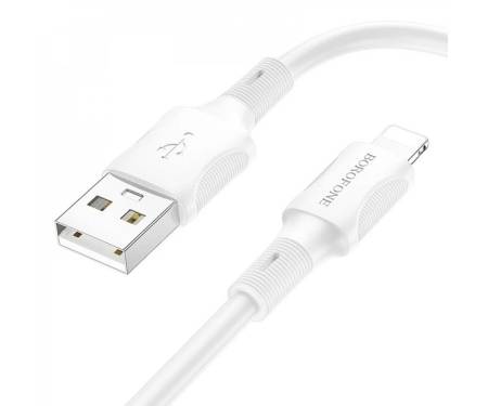 Кабель Borofone BX80 Type-A to lightning (2.4A) (1m) White 1