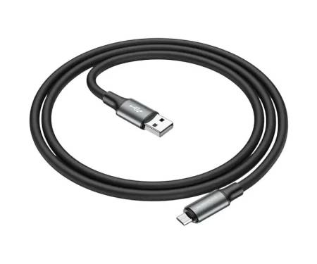 Кабель Borofone BX82 Type-A to microUSB (1m) Black 1