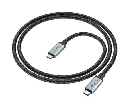 Кабель Hoco US06 Type-C to Type-C USB3.2 20Gbps (1m) Black 1