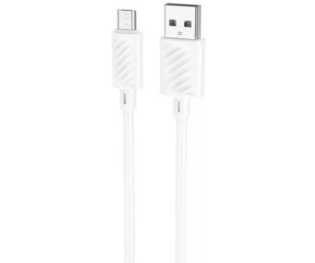 Кабель HOCO X88 Type-A to microUSB (2.4A) (1m) White 1