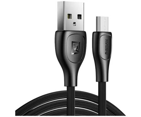 Кабель Remax RC-160m Type-A to micro USB 1m  Black 1
