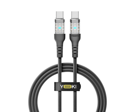 Кабель USB YOKI CYBER Lightning 2.4A 2m Black (YK-CY23) 1