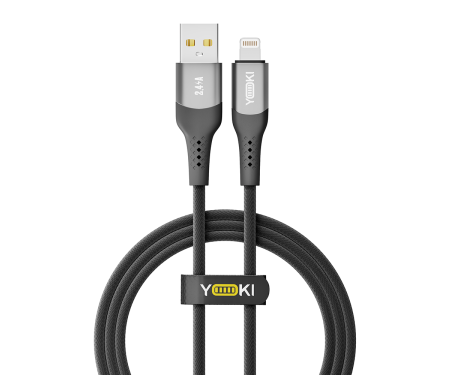 Кабель USB YOKI SOLID YK-SO15 Type-C 3A 1.2m Black (YK-SO15) 1