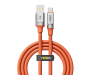 Кабель USB YOKI ULTRA Type-C 3A 1.2m Orange (YK-UL61) 1