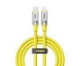 Кабель USB YOKI ULTRA Type-C to Lightning 30W 1.2m Yellow (YK-UL61) 1