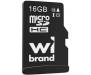 Карта пам'яті microSDHC (UHS-1) Wibrand 16Gb class 10 Black (WICDHU1/16GB) 1