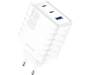 Сетевое зарядное устройство Proove Speed Surge Gan 65W (USB + 2 Type-C) White (WCSS60120002) 1