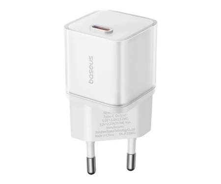 Сетевое зарядное устройство Baseus GaN5S Fast Charger 1C 20W EU Moon white (P10162503213-00) 2