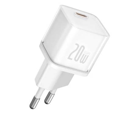 Сетевое зарядное устройство Baseus GaN5S Fast Charger 1C 20W EU Moon white (P10162503213-00) 1