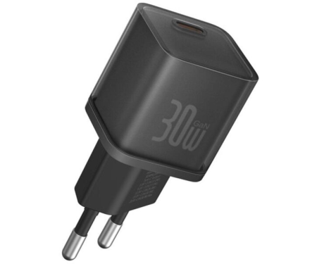Сетевое зарядное устройство Baseus GaN5S Fast Charger 1C 30W EU Cluster Black (P10162504113-00) 3