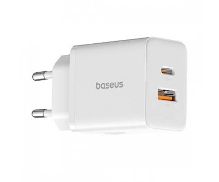 Сетевое зарядное устройство Baseus Cube Fast Charger C+U 30W EU Moon white (P10111404213-00) 2
