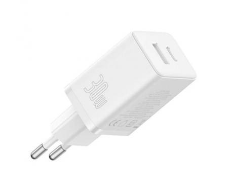 Сетевое зарядное устройство Baseus Cube Fast Charger C+U 30W EU Moon white (P10111404213-00) 3