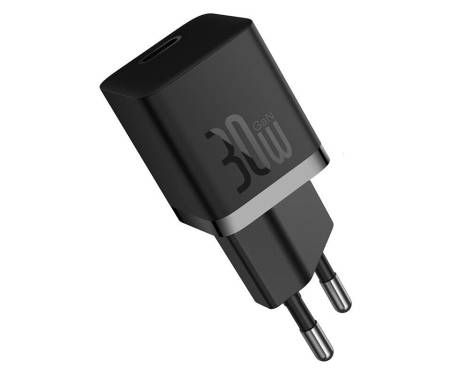 Сетевое зарядное устройство Baseus GaN5 Fast Charger (mini) 1C 30W EU Black (CCGN070401) 1