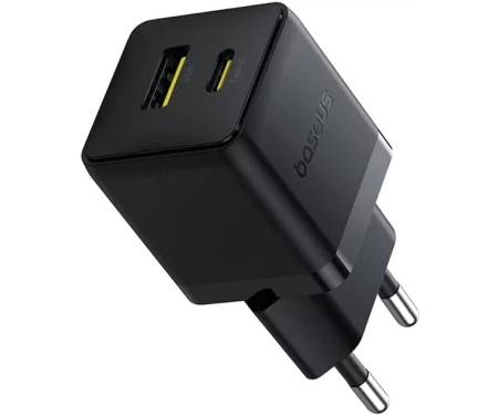 Мережевий зарядний пристрій Baseus Palm Fast Charger C+U 30W EU Cluster Black (P1011160A113-00) 3