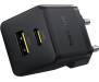 Мережевий зарядний пристрій Baseus Palm Fast Charger C+U 30W EU Cluster Black (P1011160A113-00) 1