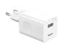 Зарядное устройство Baseus Quick Charger 1USB QC3.0 12V/2A EU White (CCALL-BX02) 1