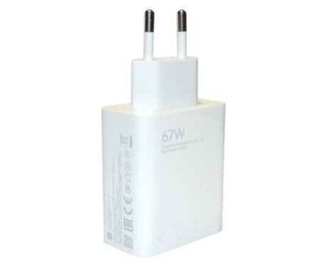 Сетевое зарядное устройство Xiaomi 67W HyperCharge Combo + USB Type-C Cable White (BHR9465EU) 3