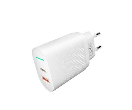 Сетевое зарядное устройство Yoki Led Series  20W White (YK-20PD+QC) 2