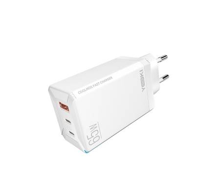 Сетевое зарядное устройство Yoki Led Series  GaN Ultra PD 65W White (YK-65) 3
