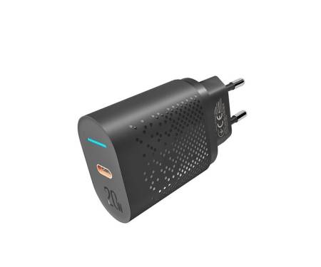 Сетевое зарядное устройство Yoki Led Series 1Type-C 20W Black (YK-20PD) 3