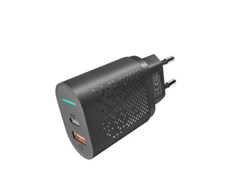 Сетевое зарядное устройство Yoki Led Series 20W Black (YK-20PD+QC) 3